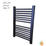 رادیاتور حوله ای بورچا مدل رنگی-سرمه ای-14لوله
