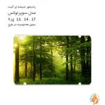 رادیاتور شیشه ای آنیت مدل سوپر لوکس با امکان سفارش طرح دلخواه