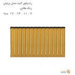 رادیاتور آلومینیومی آنیت مدل برلیان طلایی