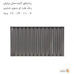رادیاتور آلومینیومی آنیت مدل برلیان نقره ای