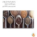 رادیاتور شیشه ای بهتاب سایز M طرح قاشق ادویه
