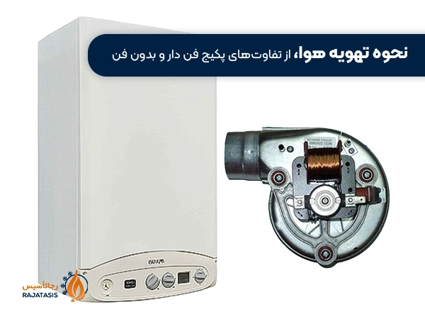 تفاوت پکیج فن دار و بدون فن از نظر تهویه هوا